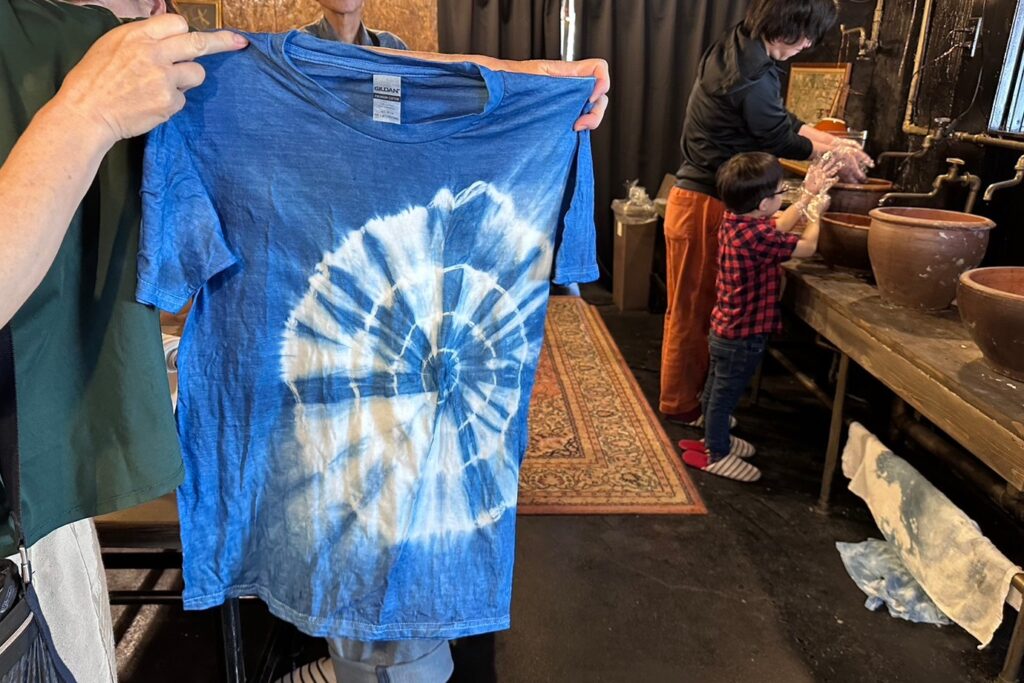 藍染め体験教室 河口湖