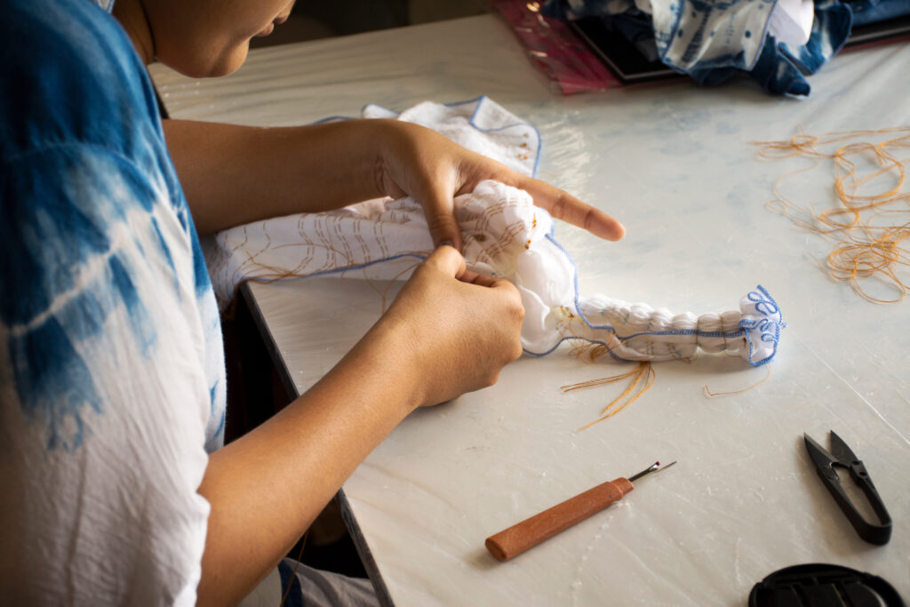 藍染め体験教室 河口湖
