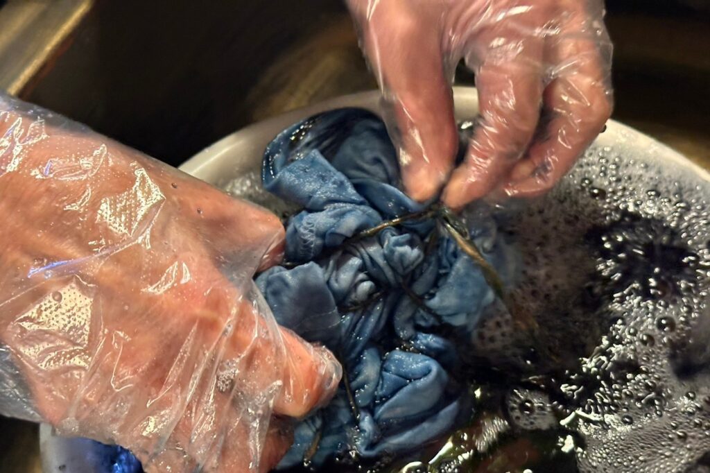 藍染め体験教室 河口湖