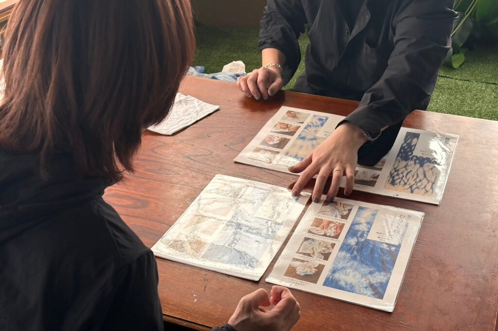 藍染め体験教室 河口湖